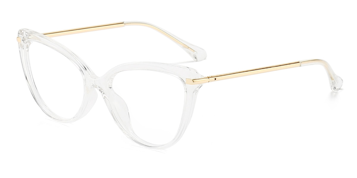 Transparent - Cat eye Glasses - Melisande