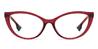 Purple Pink Tortoiseshell Pola - Cat Eye Glasses
