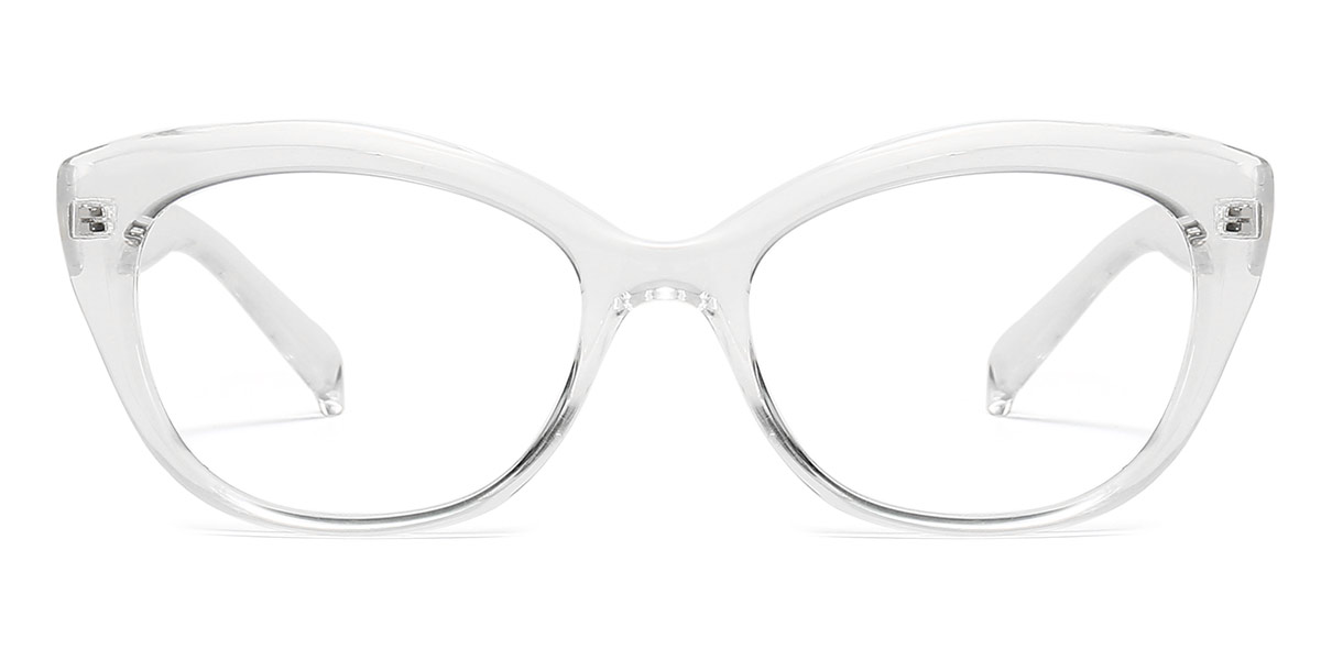 White Zivanka - Cat eye Glasses