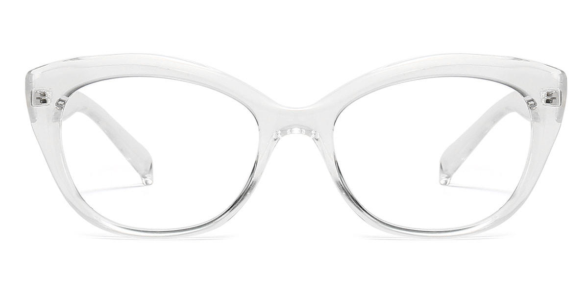 White Zivanka - Cat Eye Glasses