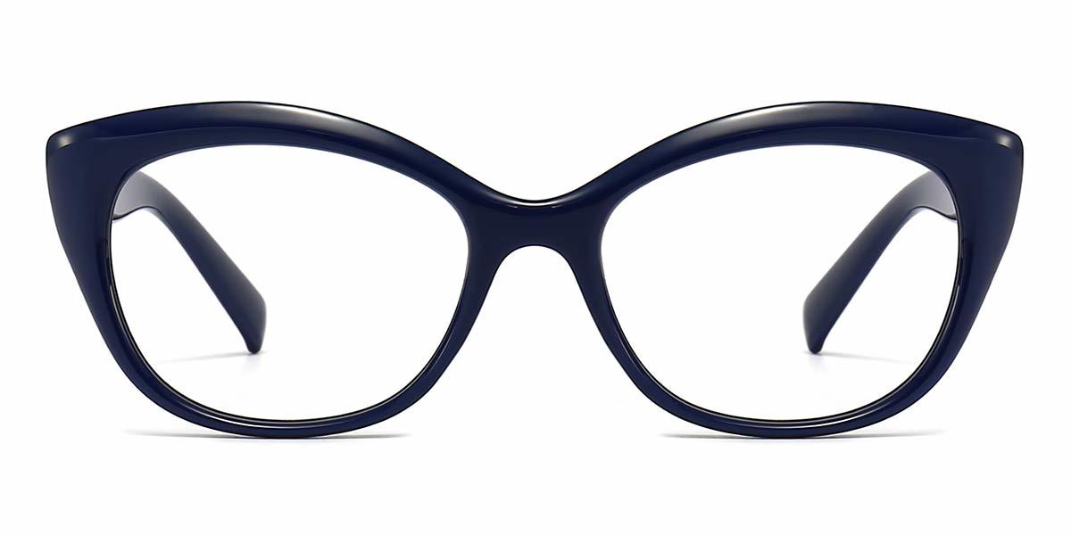 Navy Zivanka - Cat Eye Glasses