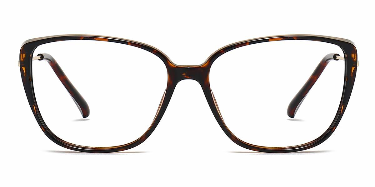 Tortoiseshell Dael - Rectangle Glasses