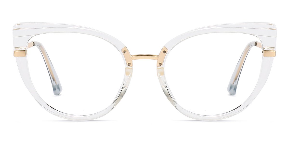 Transparent Kimora - Cat eye Glasses