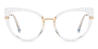 Clear Kimora - Cat Eye Glasses