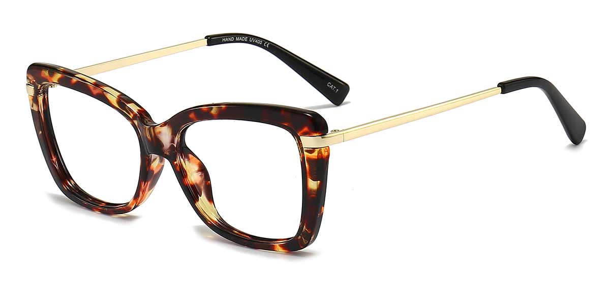 Tortoiseshell - Square Glasses - Alondra
