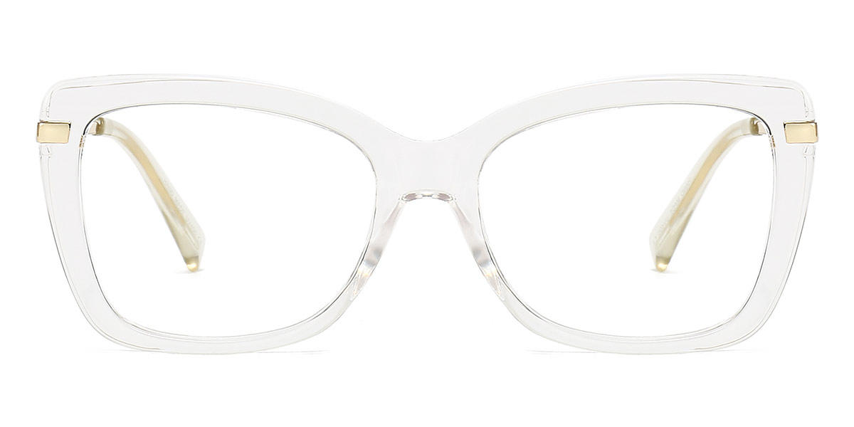 Transparent Alondra - Square Glasses