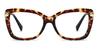 Tortoiseshell Alondra - Square Glasses