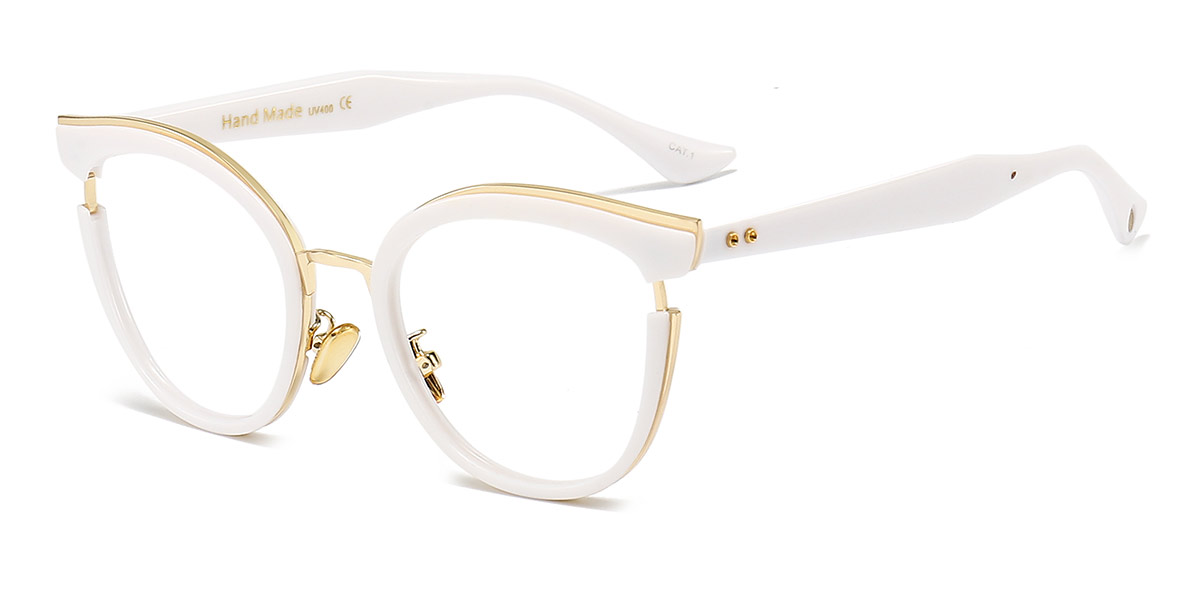 Transparent - Cat eye Glasses - Altalune