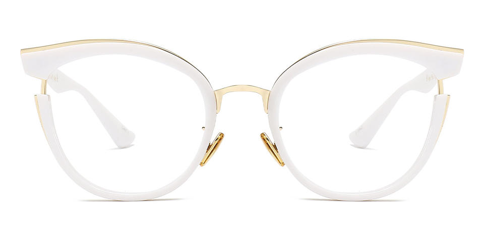 White Altalune - Cat Eye Glasses