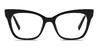 Black Valeska - Cat Eye Glasses