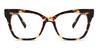 Tortoiseshell Valeska - Cat Eye Glasses