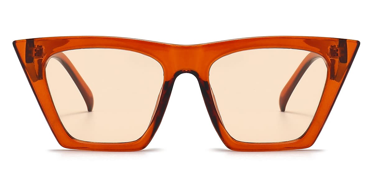 Transparent Brown Brown Niamh - Cat eye Sunglasses