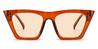 Transparent Brown Brown Niamh - Cat Eye Sunglasses