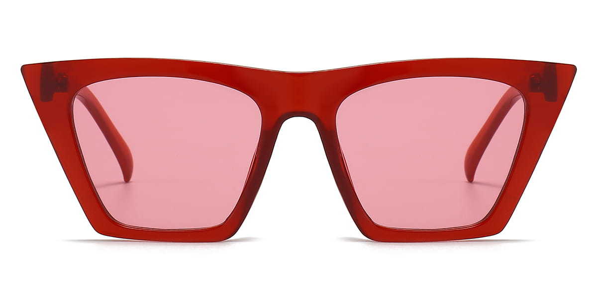 Red Pink Niamh - Cat Eye Sunglasses