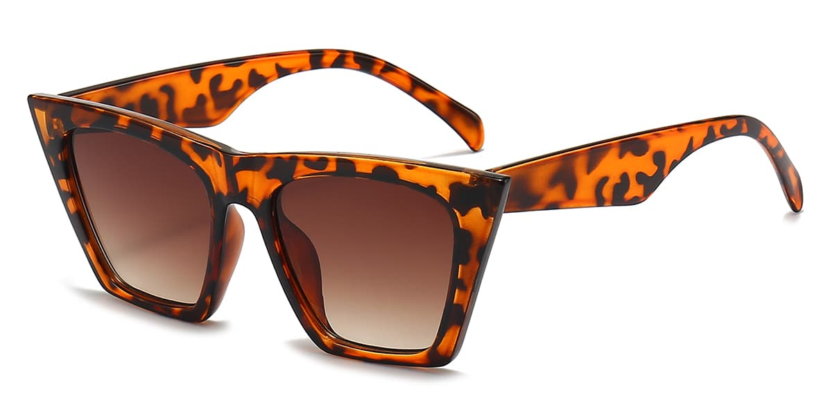 Tortoiseshell Gradual Brown Niamh - Cat eye Sunglasses