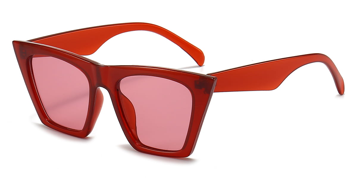 Red Pink Niamh - Cat eye Sunglasses