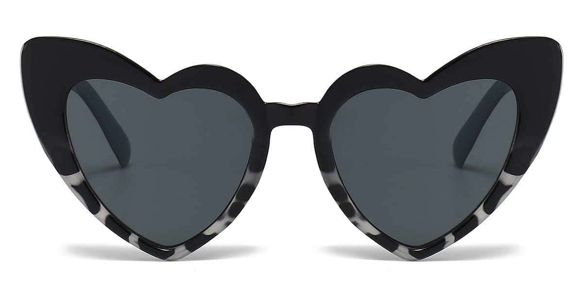 Black Tortoiseshell Gradual Grey Oona - Cat eye Sunglasses