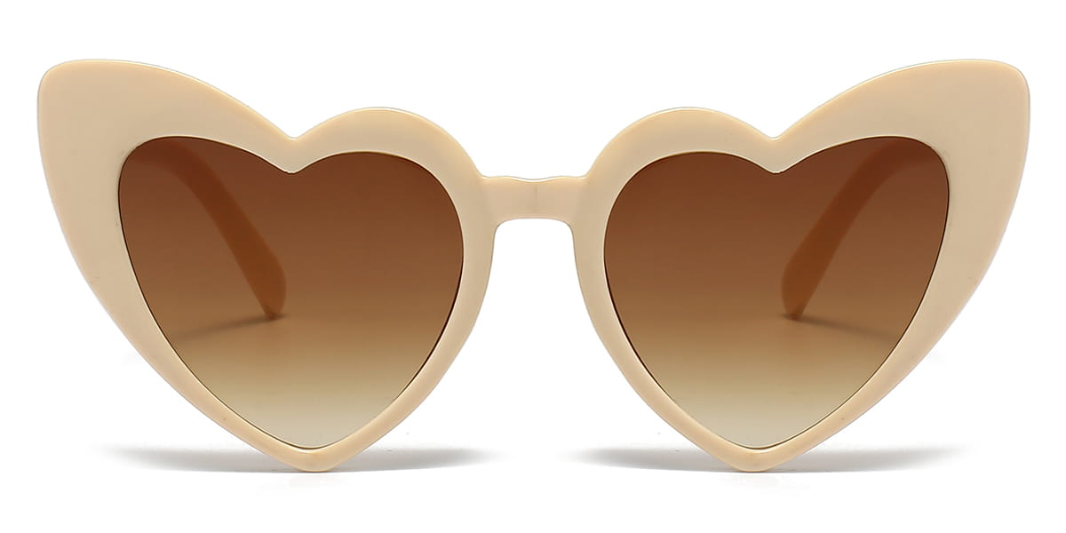 Beige Brown Oona - Cat eye Sunglasses