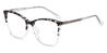 Black Tortoiseshell Clear Ligeia - Rectangle Glasses