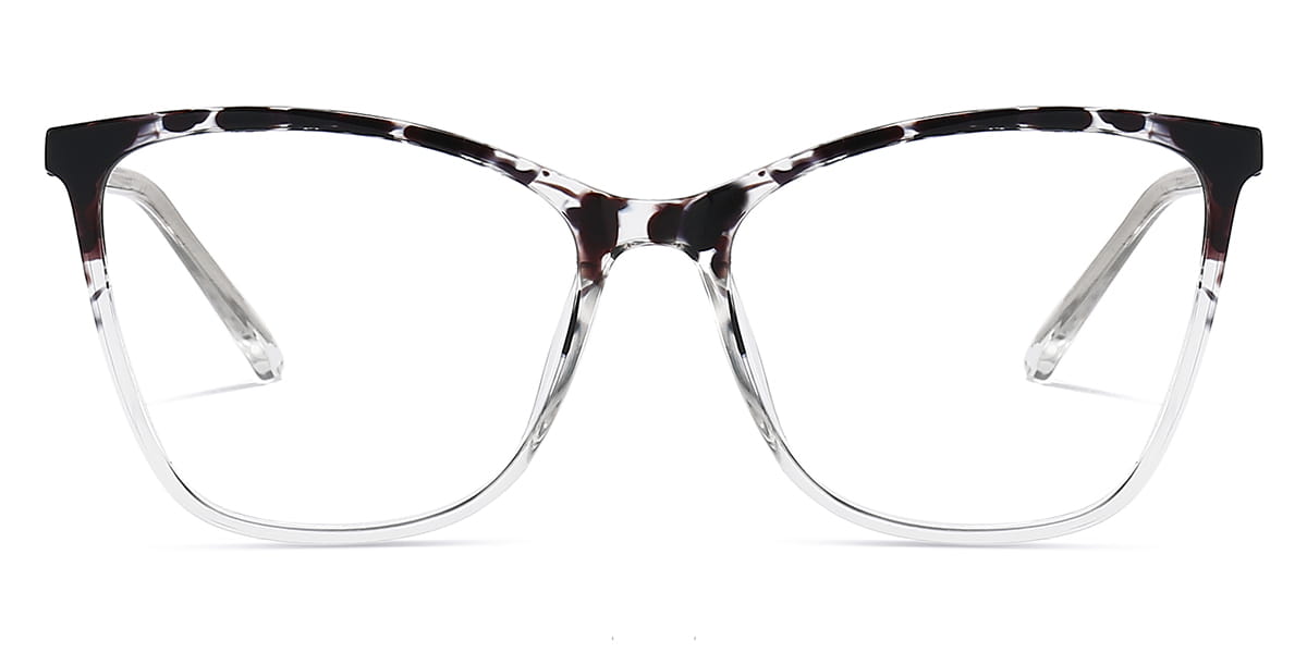 Black Tortoiseshell Ligeia - Rectangle Glasses