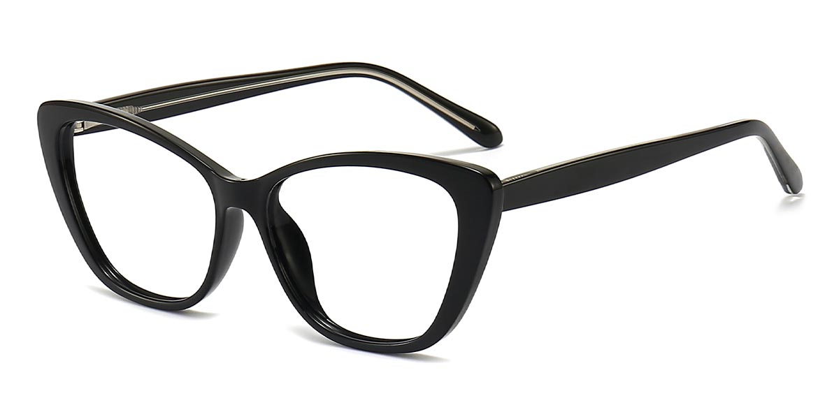 Black - Cat eye Glasses - Annushka
