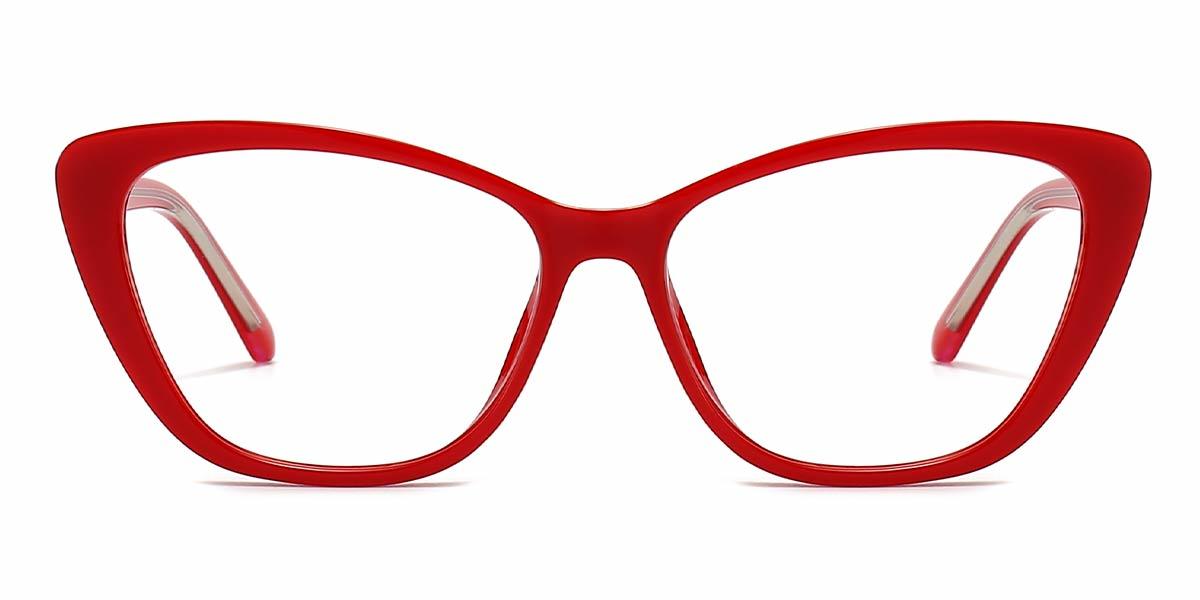 Red Annushka - Cat Eye Glasses
