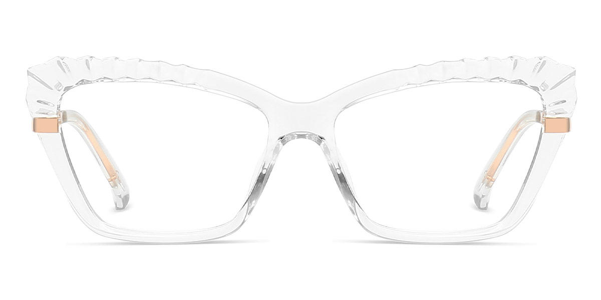 Clear Giovanna - Cat Eye Glasses