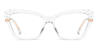 Clear Giovanna - Cat Eye Glasses