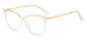 Clear Anahita - Cat Eye Glasses