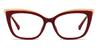 Red Anatole - Cat Eye Glasses