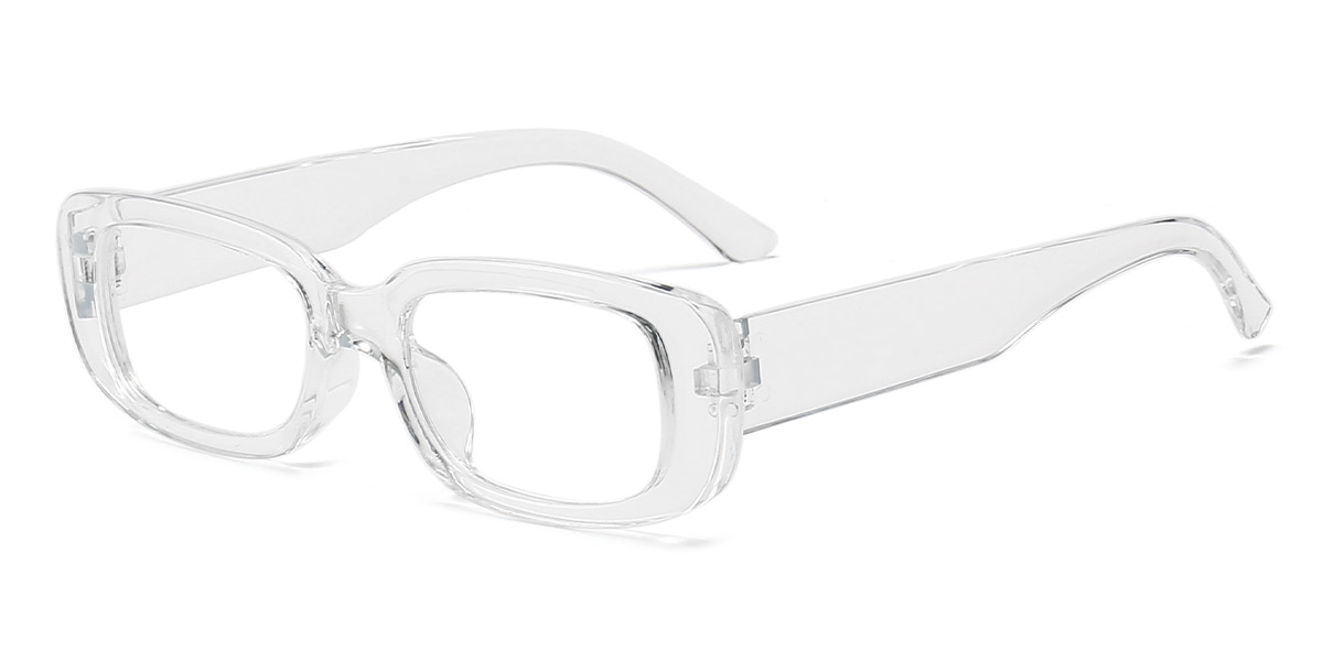 Transparent Clear Noa - Rectangle Sunglasses