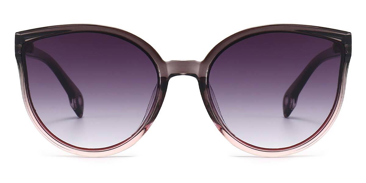 Grey Pink Gradual Grey Rae - Cat Eye Sunglasses