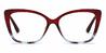 Red Tortoiseshell Phoebe - Cat Eye Glasses