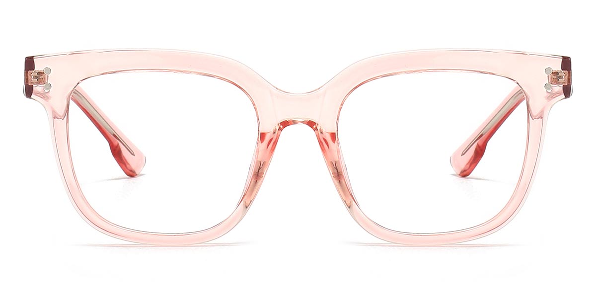Pink - Square Glasses - Dahila