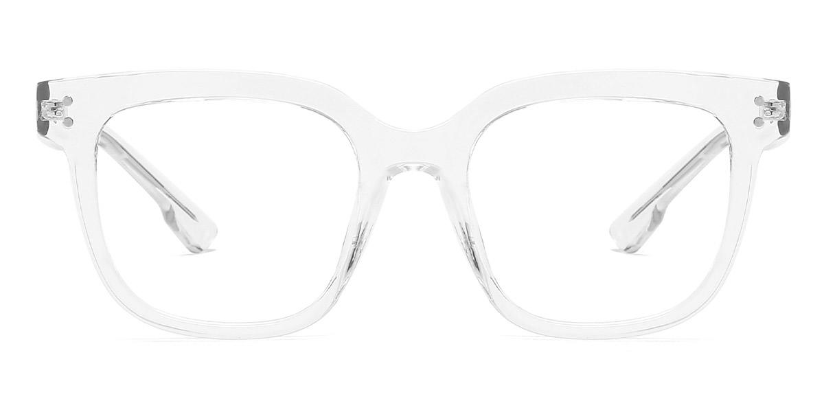Transparent Dahila - Square Glasses