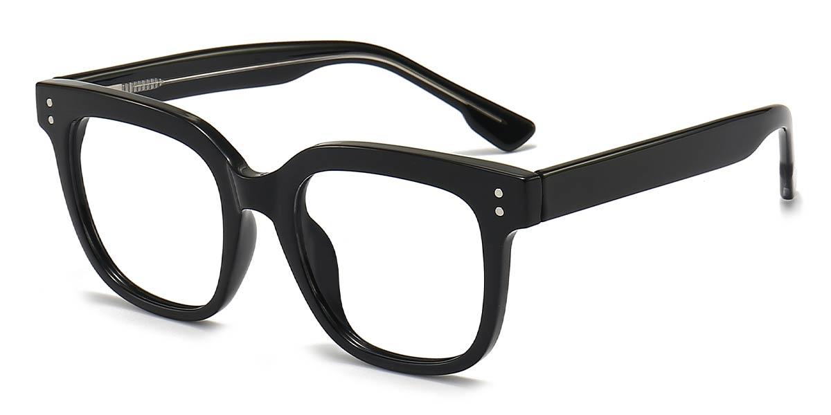 Black Dahila - Square Glasses
