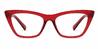 Red Cassia - Cat Eye Glasses