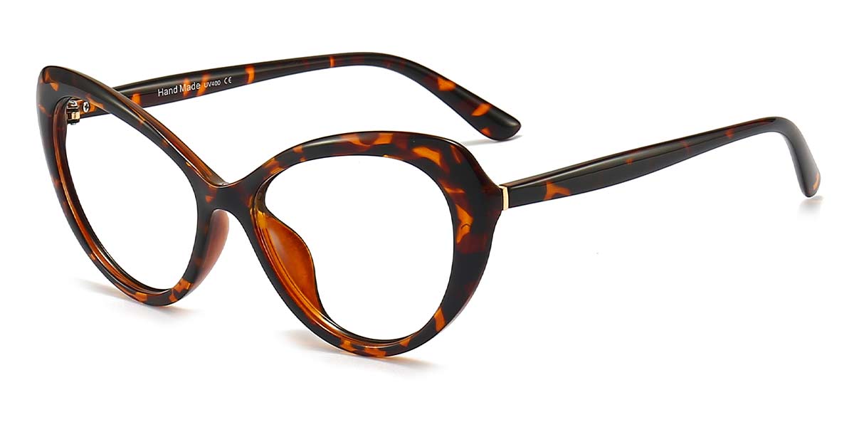 Tortoiseshell - Cat eye Glasses - Sloane