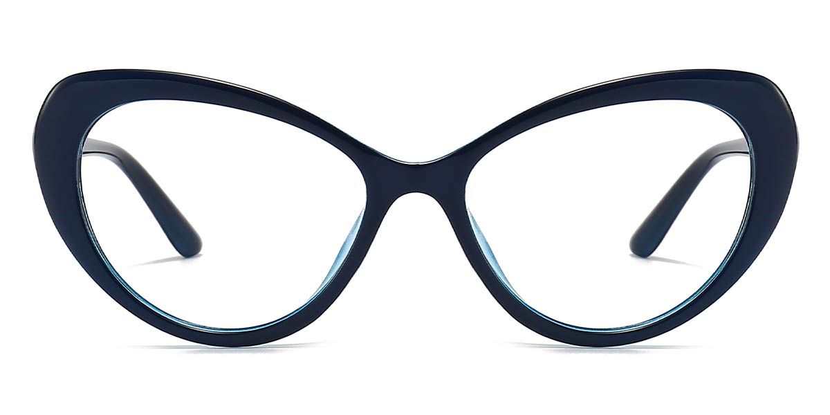 Blue - Cat eye Glasses - Sloane