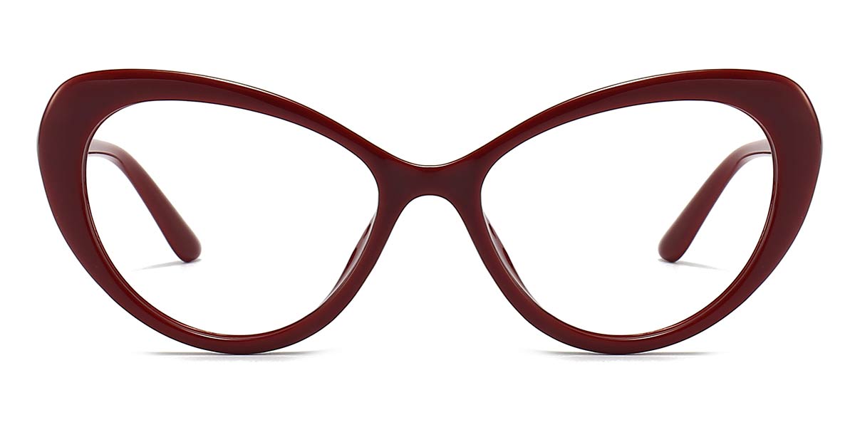 Wine - Cat eye Glasses - Sloane