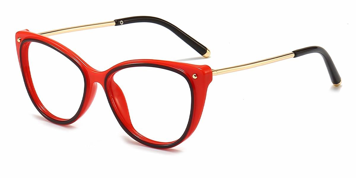 Red Effie - Cat Eye Glasses