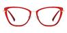 Red Algernon - Square Glasses