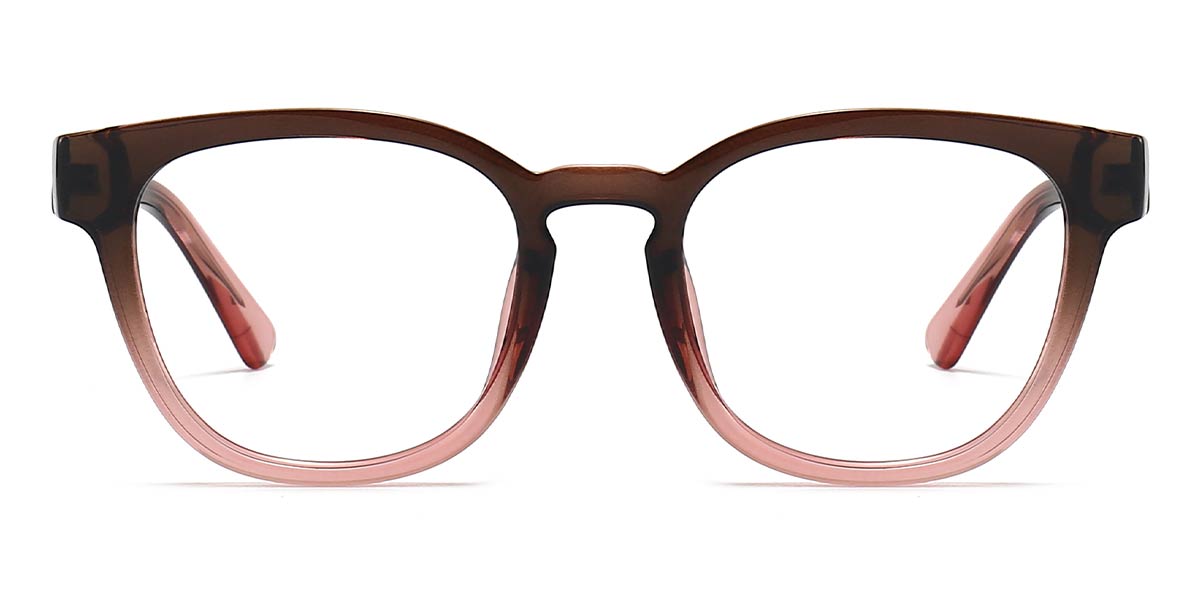 Grey Pink Ida - Square Glasses