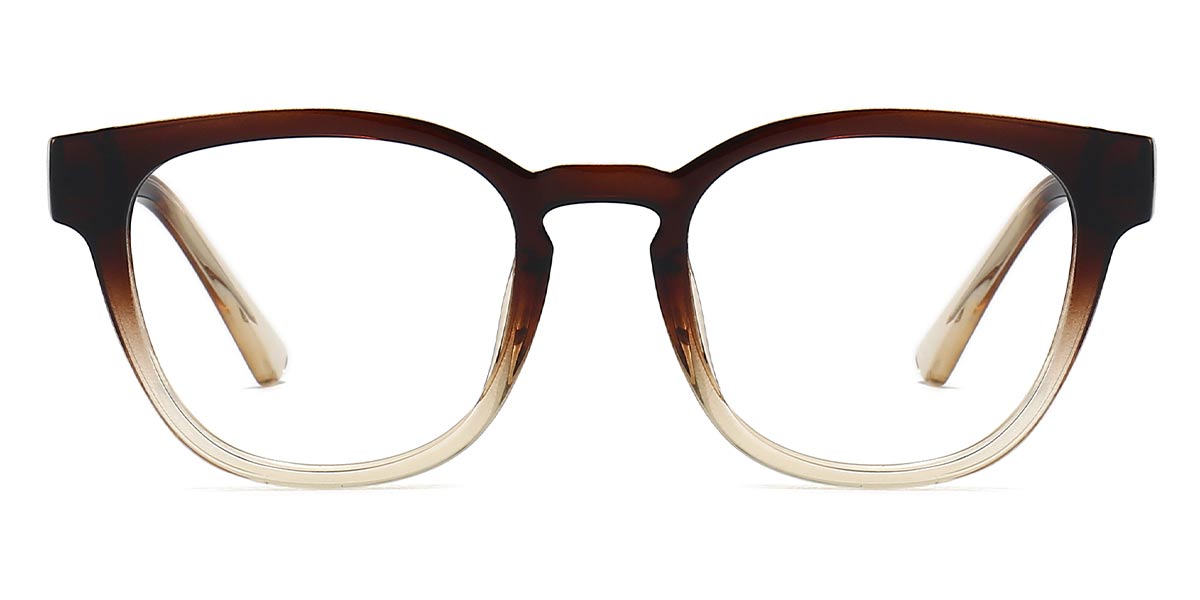 Brown Light Brown Ida - Square Glasses