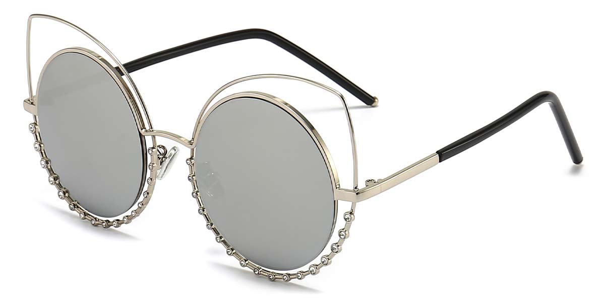 Silver Silkie - Cat eye Sunglasses