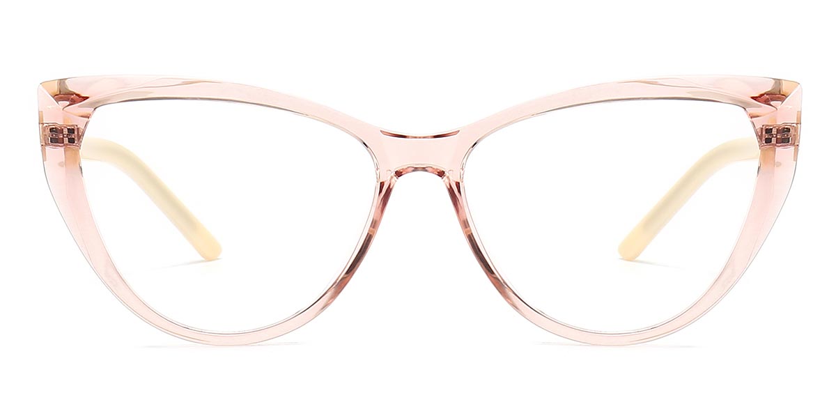 Light Pink - Cat eye Glasses - Damiane
