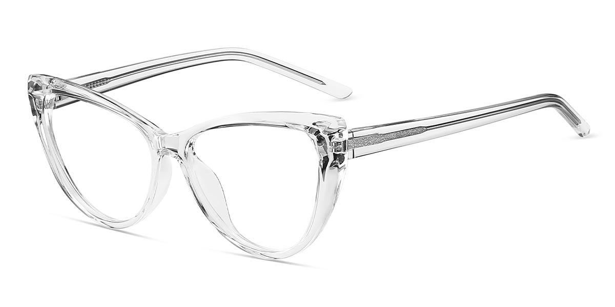 Clear Damiane - Cat Eye Glasses