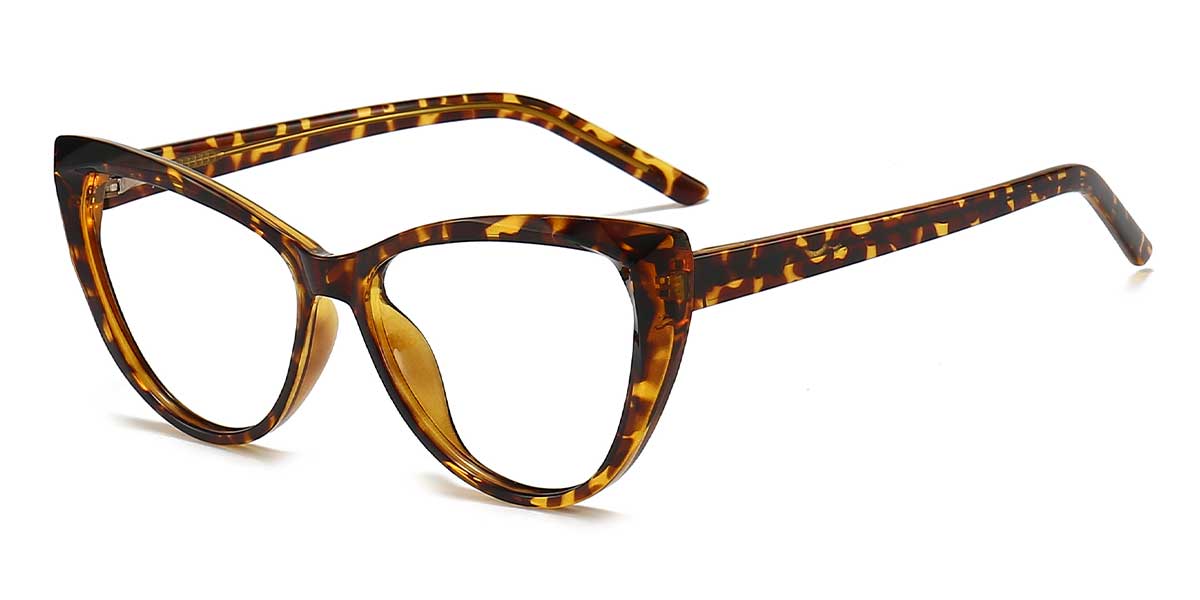 Tortoiseshell - Cat eye Glasses - Damiane