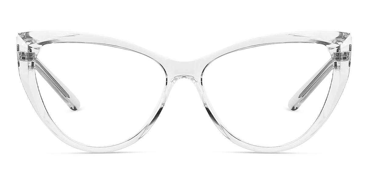 Transparent Damiane - Cat eye Glasses