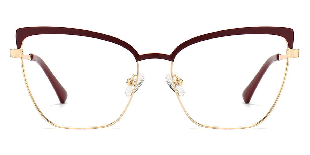 Gold Wine Gia - Cat Eye Glasses